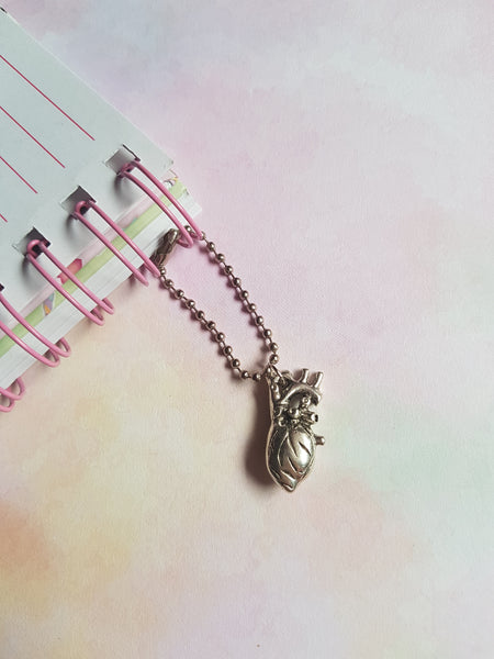 heart planner charm