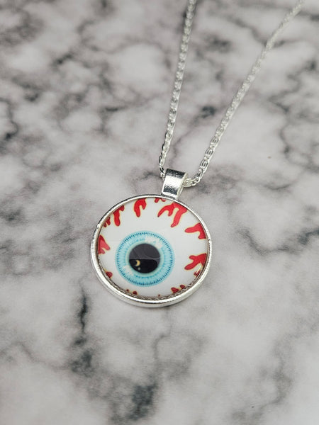 eyeball dome necklace