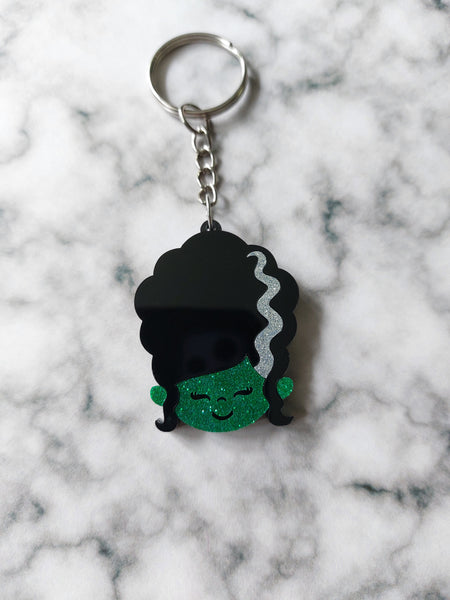 bride of frankenstein keyring