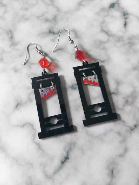 guillotine earrings