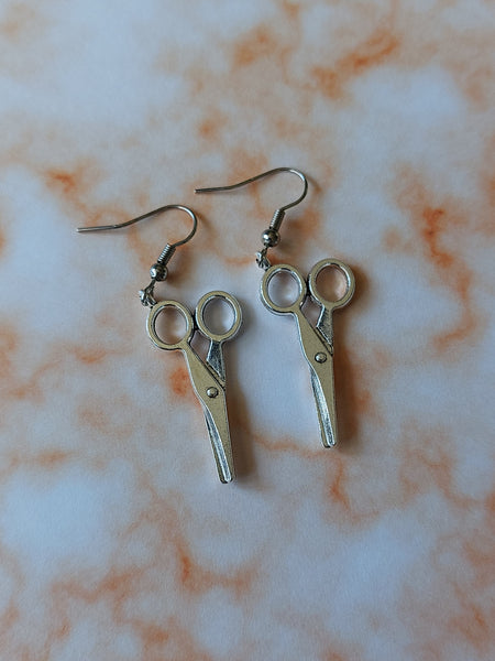 scissors earrings