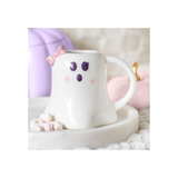 Miss Boo Ghost Shaped Mug with Bow