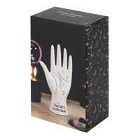 White Ceramic Palmistry Hand Ornament