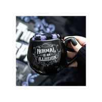 Normal is an Illusion Gothic Mug and Socks Set