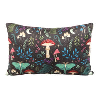 40cm Rectangular Dark Forest Print Cushion