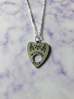 "witching hour" ouija planchette necklace