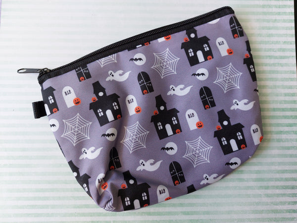 haunted house make-up pouch