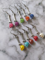 skull & bone earrings